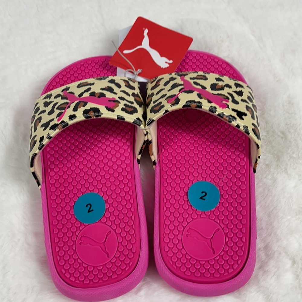 Puma Leopard spot Slides - Picture 3 of 10